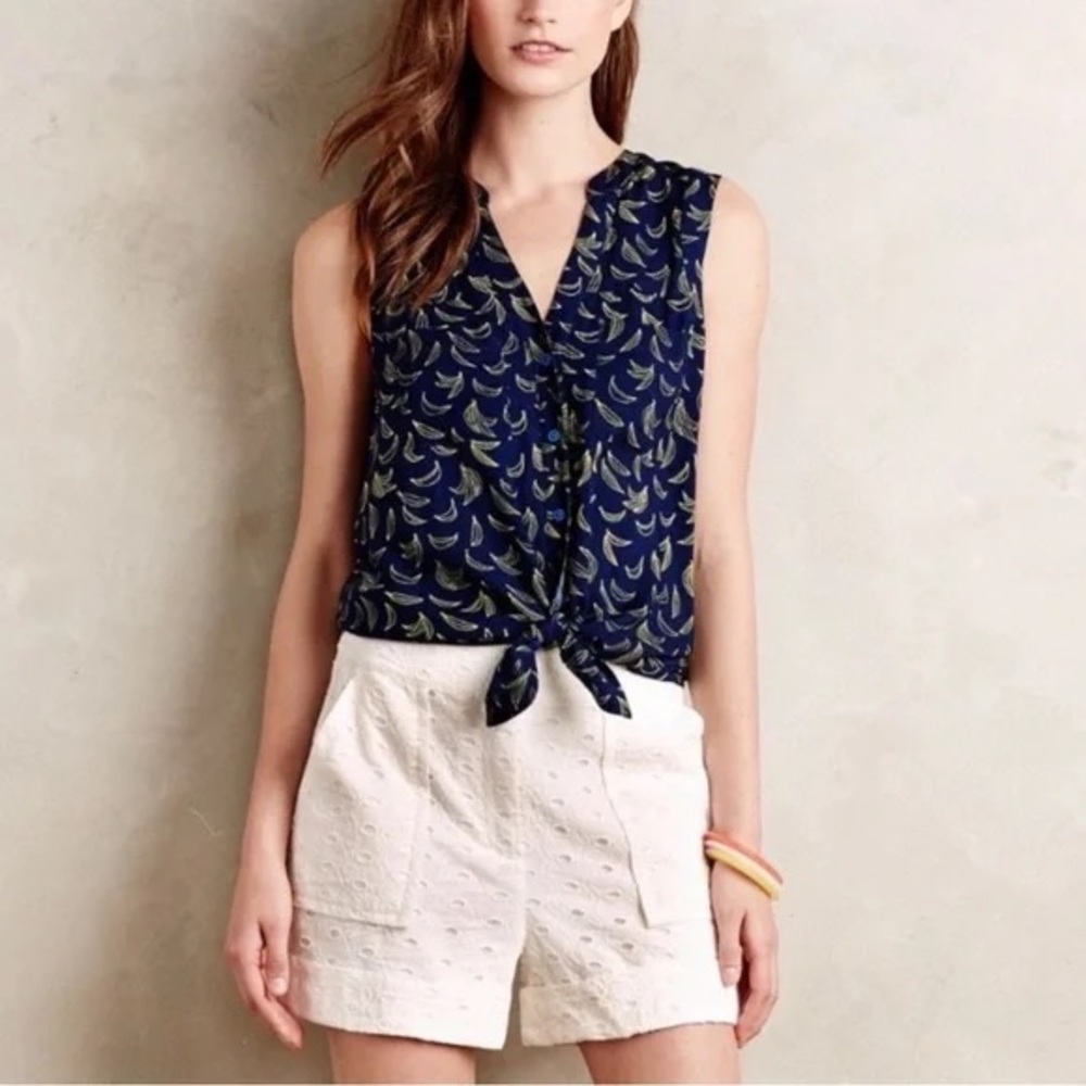 Anthropologie Maeve Sunseeker Buttondown